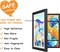 9x12 Kids Art Frame Set of 2, Solid Wood Kids Artwork Frames Changeable with Front Opening Hold 150 Pictures, Art Frames for Kids Art with Mat,without Mat 9x12 Picture Frame Black Wood